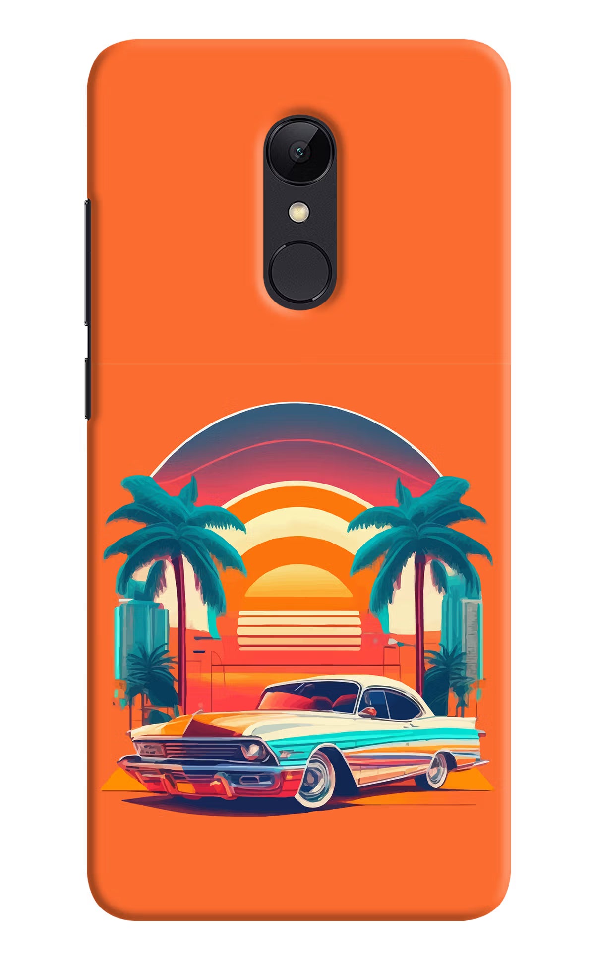 Palm Drive 80s Redmi Note 4 Hard Case Back Cover by Casekaro