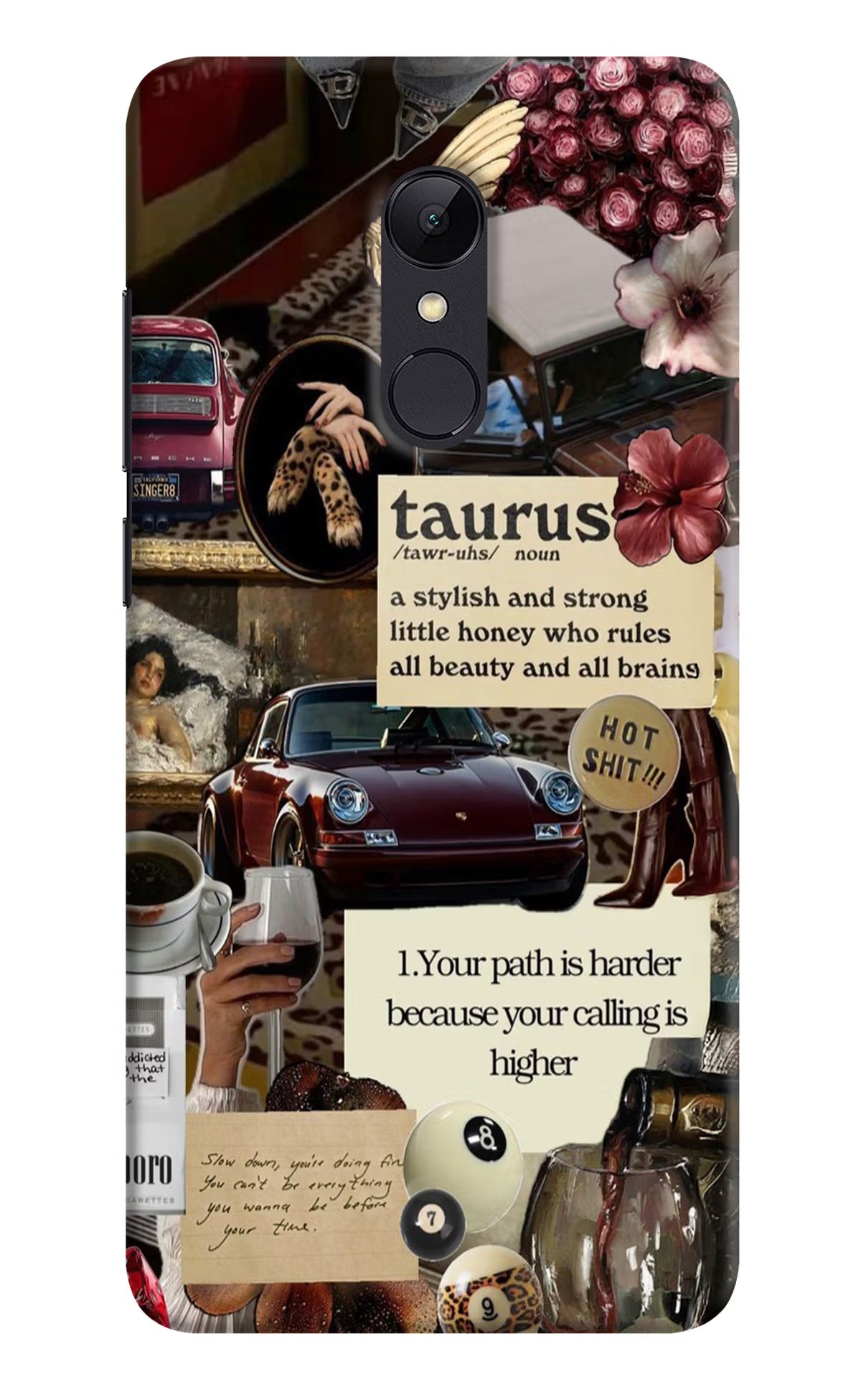 Taurus Zodiac Redmi Note 4 Hard Case Back Cover by Casekaro