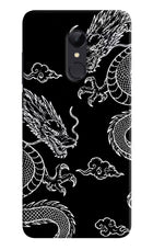Twin Dragons Redmi Note 4 Hard Case Back Cover by Casekaro