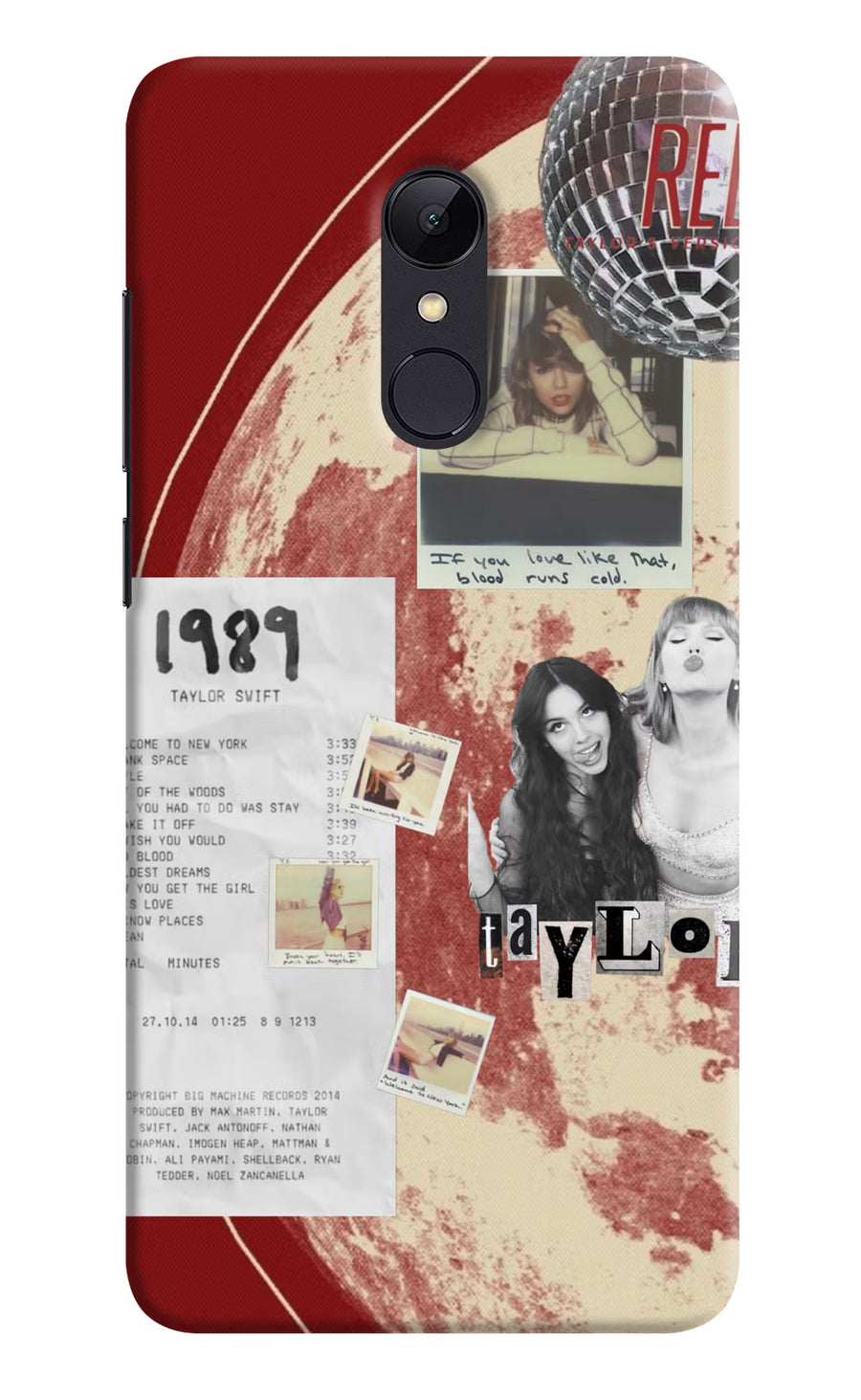 Taylor Swift Redmi Note 4 Back Cover, Hard case