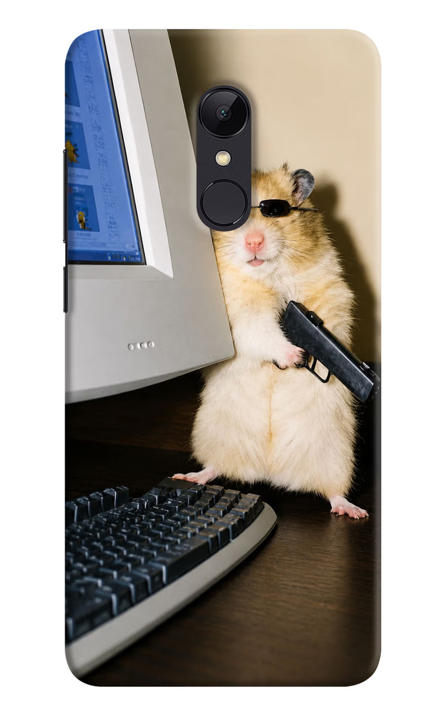 Hacker Hamster Redmi Note 4 Back Cover, Hard case