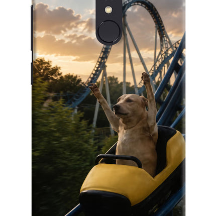 Rollercoaster Dog Redmi Note 4 Hard Case Back Cover by Casekaro