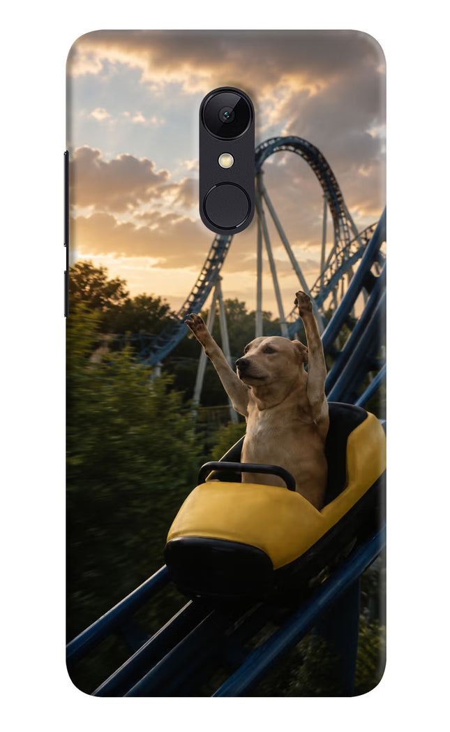 Rollercoaster Dog Redmi Note 4 Hard Case Back Cover by Casekaro