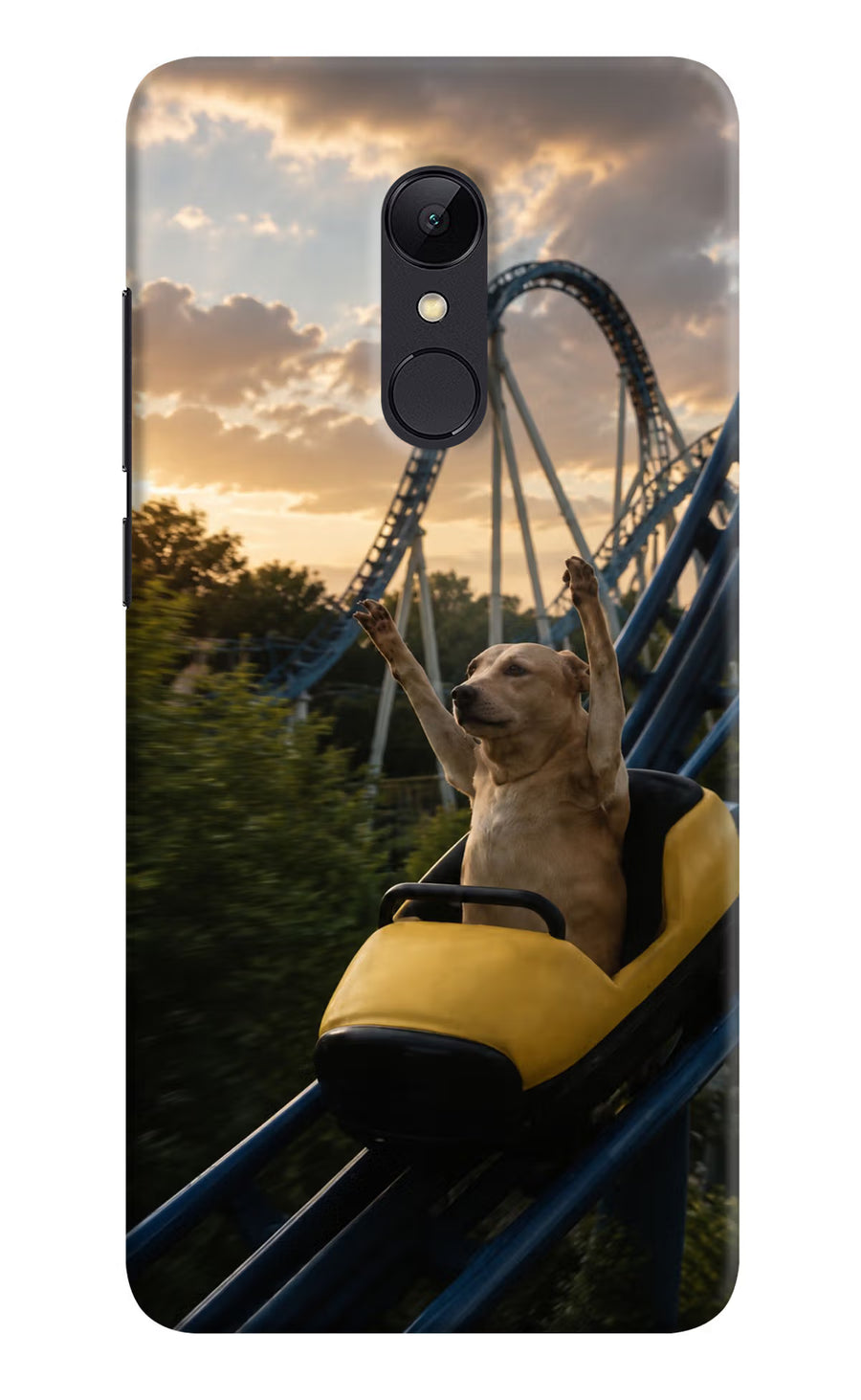 Rollercoaster Dog Redmi Note 4 Back Cover, Hard case