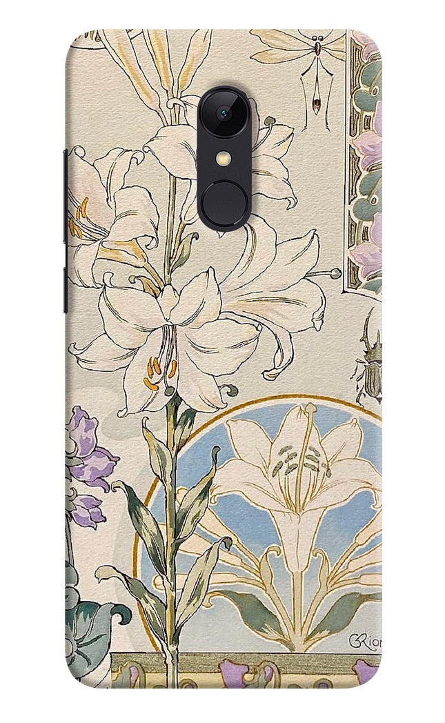 White Lily Redmi Note 4 Hard Case Back Cover by Casekaro