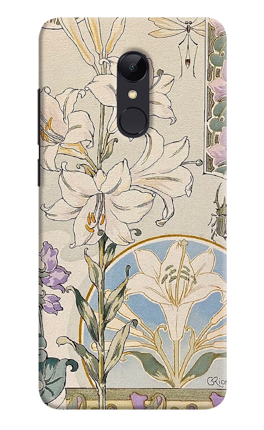 White Lily Redmi Note 4 Back Cover, Hard case