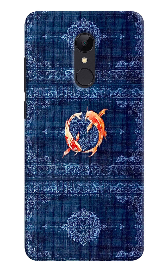 Koi Blue Redmi Note 4 Hard Case Back Cover by Casekaro