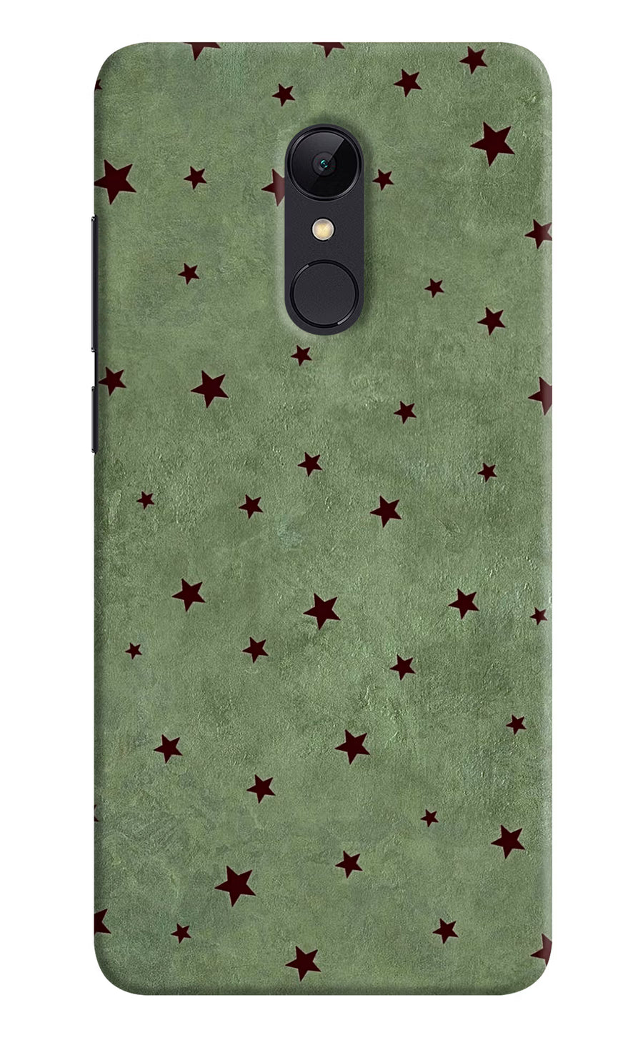 Green Stars Redmi Note 4 Back Cover, Hard case