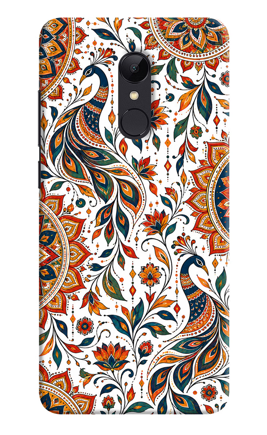 White Mayura Redmi Note 4 Back Cover, Hard case