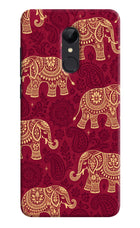 Maroon Elephant Redmi Note 4 Hard Case Back Cover by Casekaro