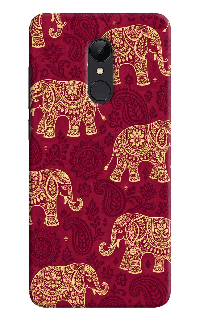 Maroon Elephant Redmi Note 4 Hard Case Back Cover by Casekaro