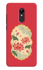 Pink Lotus Redmi Note 4 Hard Case Back Cover by Casekaro