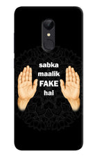 Sabka Malik Fake Redmi Note 4 Hard Case Back Cover by Casekaro