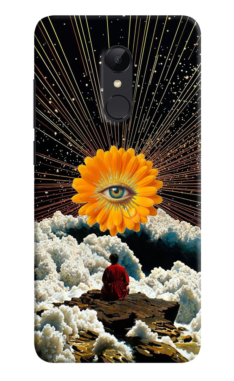 Cosmic Flower Redmi Note 4 Back Cover, Hard case