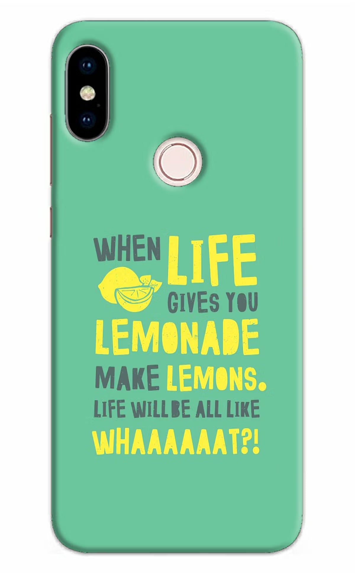 Quote Redmi Note 5 Pro Hard Case Back Cover by Casekaro