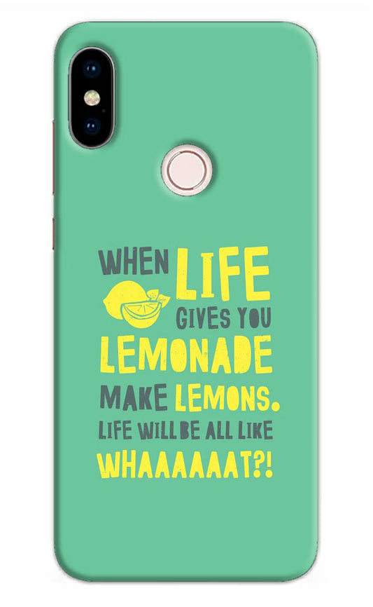 Quote Redmi Note 5 Pro Hard Case Back Cover by Casekaro