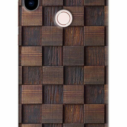 Wooden Cube Design Redmi Note 5 Pro Hard Case Back Cover by Casekaro