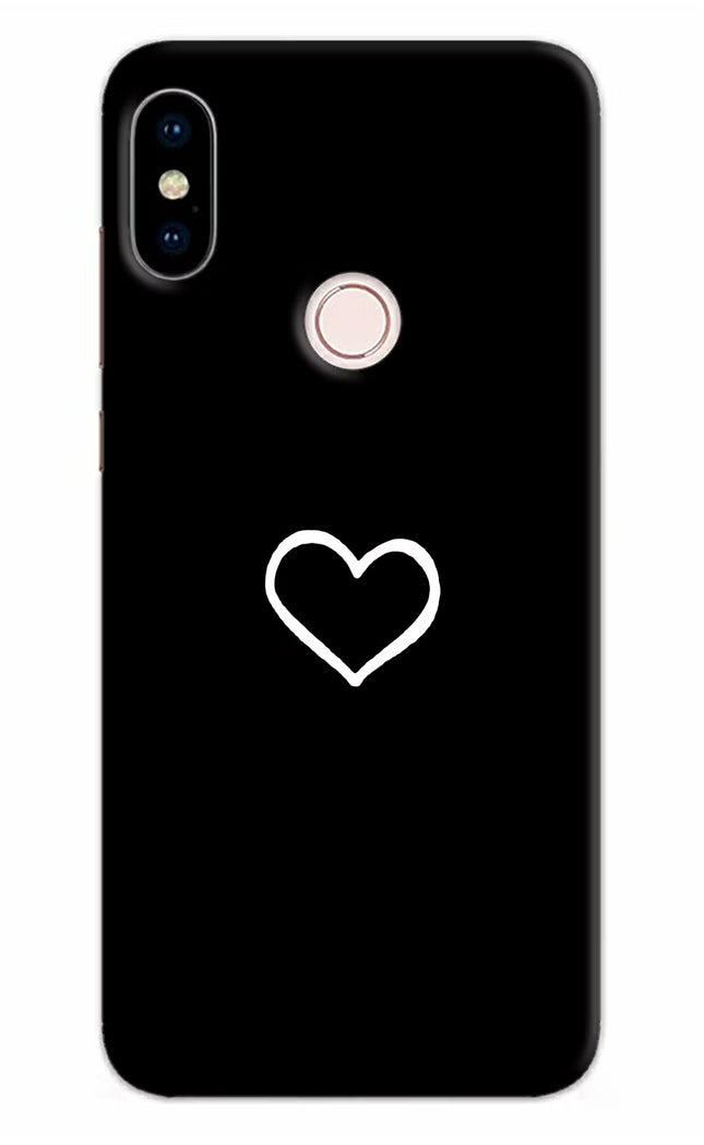 Heart Redmi Note 5 Pro Hard Case Back Cover by Casekaro