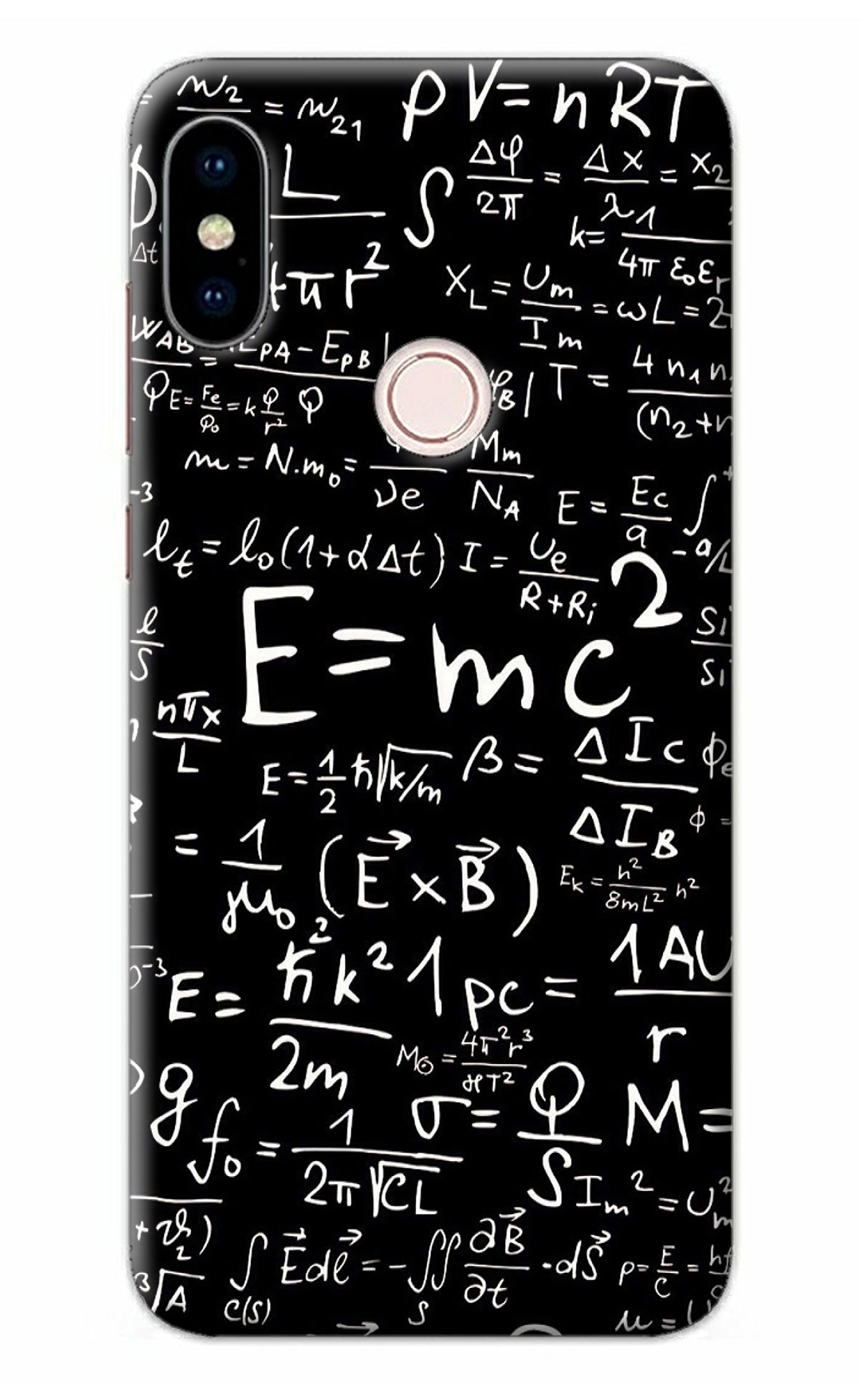 Physics Albert Einstein Formula Redmi Note 5 Pro Back Cover