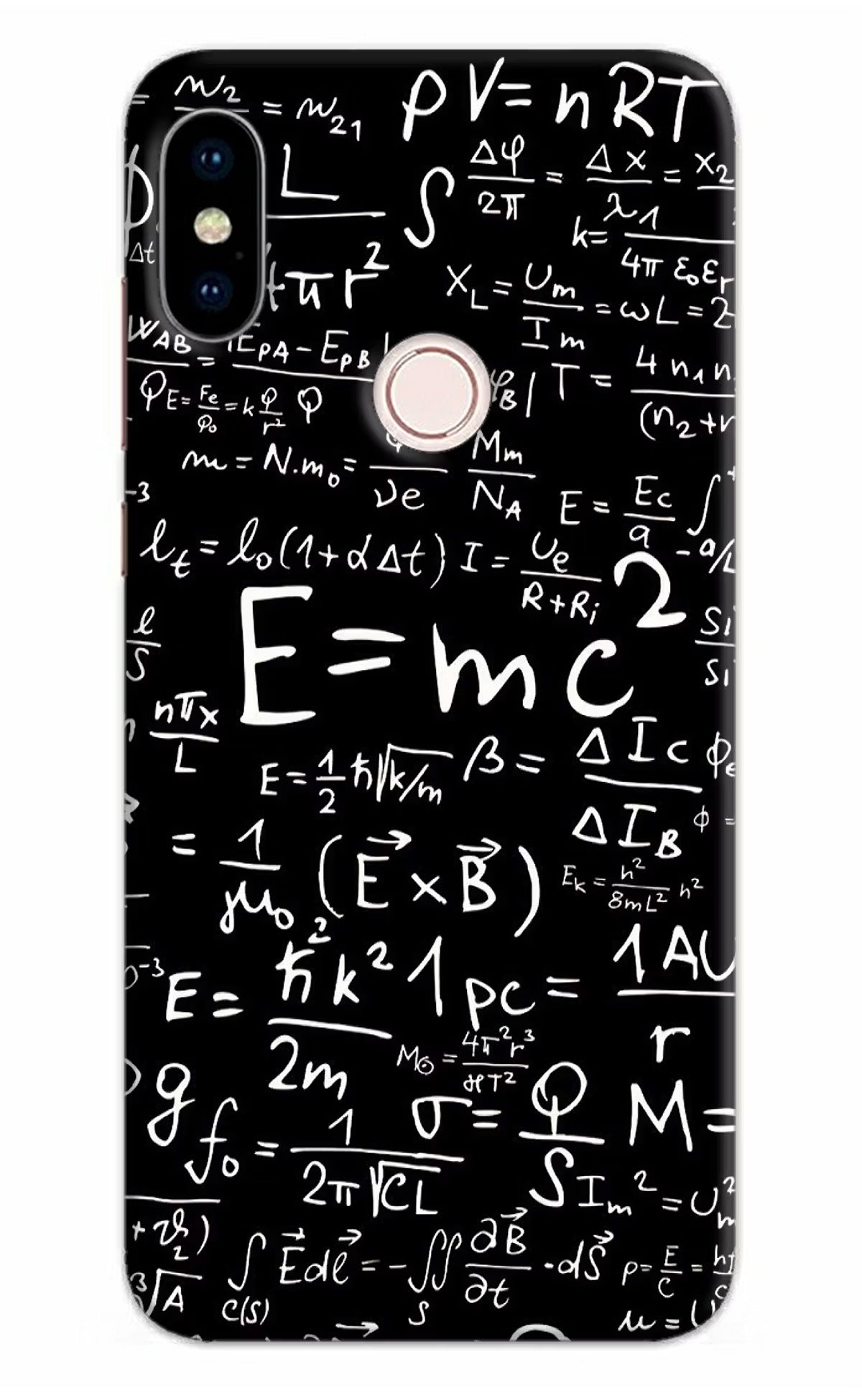 Physics Formula Redmi Note 5 Pro Hard Case Back Cover by Casekaro