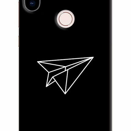 Paper Plane White Redmi Note 5 Pro Hard Case Back Cover by Casekaro