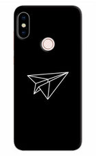 Paper Plane White Redmi Note 5 Pro Hard Case Back Cover by Casekaro