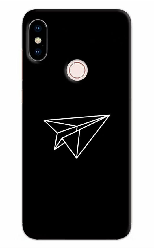 Paper Plane White Redmi Note 5 Pro Hard Case Back Cover by Casekaro