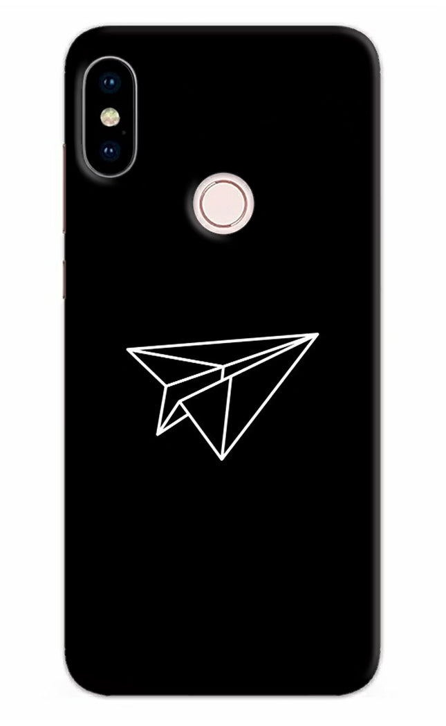 Paper Plane White Redmi Note 5 Pro Hard Case Back Cover by Casekaro
