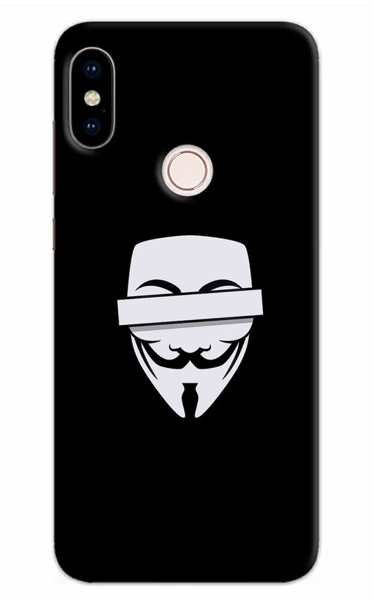 Anonymous Face Redmi Note 5 Pro Hard Case Back Cover by Casekaro