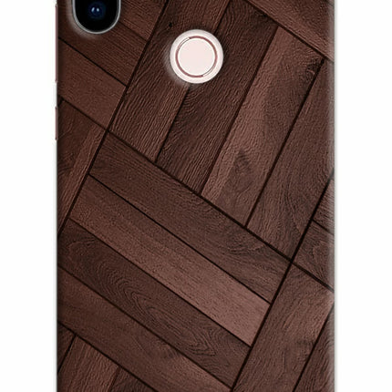 Wooden Texture Design Redmi Note 5 Pro Hard Case Back Cover by Casekaro