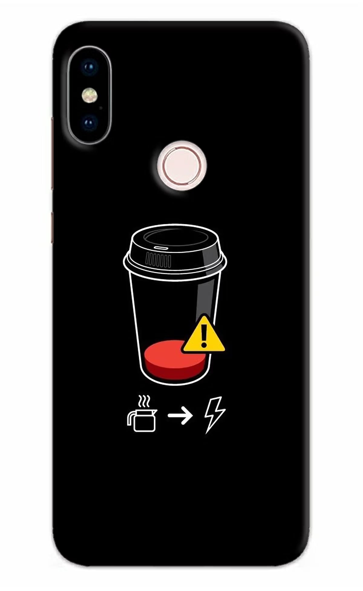 Coffee Redmi Note 5 Pro Hard Case Back Cover by Casekaro