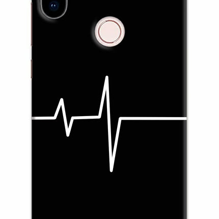 Heart Beats Redmi Note 5 Pro Hard Case Back Cover by Casekaro