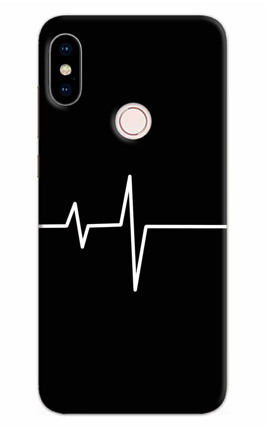 Heart Beats Redmi Note 5 Pro Hard Case Back Cover by Casekaro