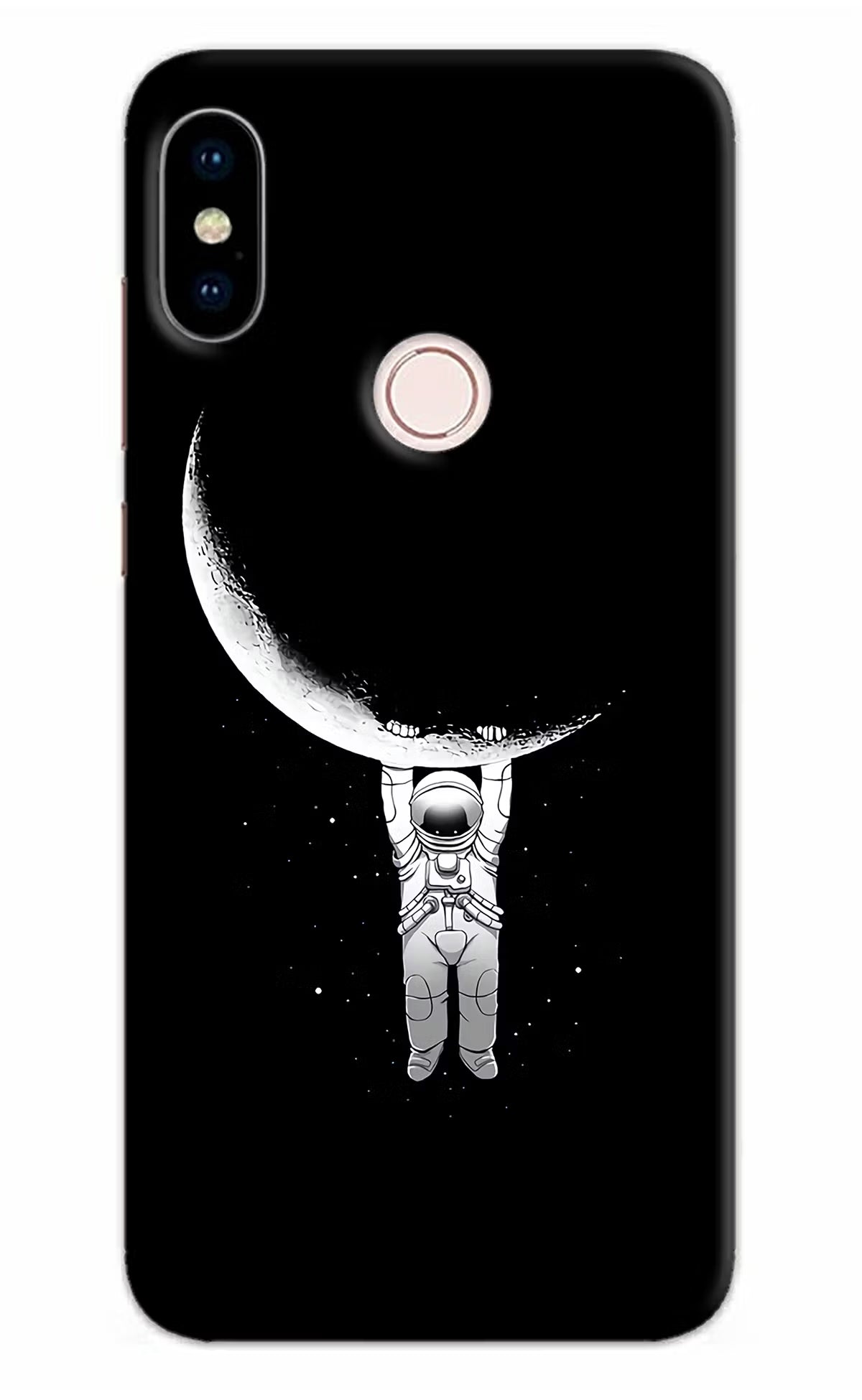 Moon Space Redmi Note 5 Pro Hard Case Back Cover by Casekaro