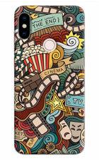 Cinema Abstract Redmi Note 5 Pro Hard Case Back Cover by Casekaro