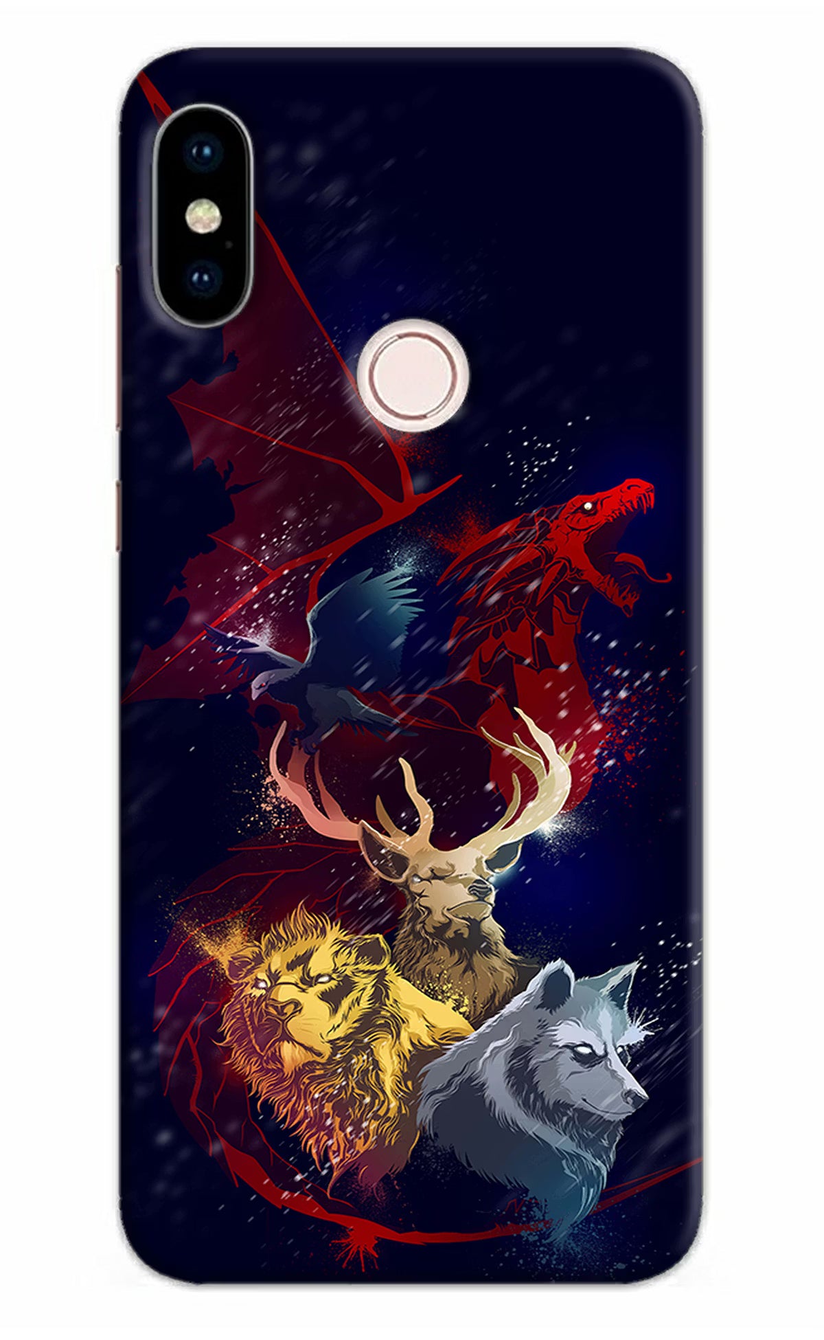 Game Of Thrones Redmi Note 5 Pro Hard Case Back Cover by Casekaro