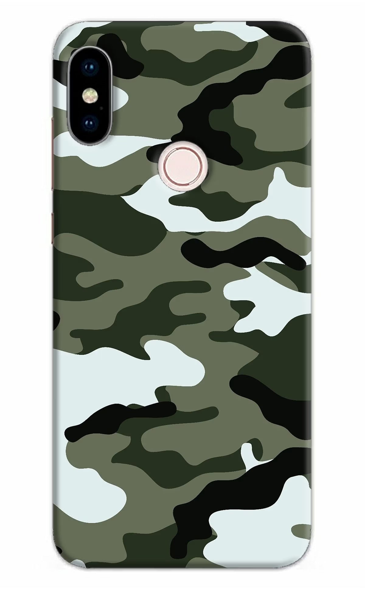 Camouflage Redmi Note 5 Pro Hard Case Back Cover by Casekaro