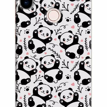 Cute Panda Redmi Note 5 Pro Hard Case Back Cover by Casekaro
