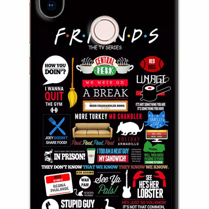 FRIENDS Redmi Note 5 Pro Hard Case Back Cover by Casekaro