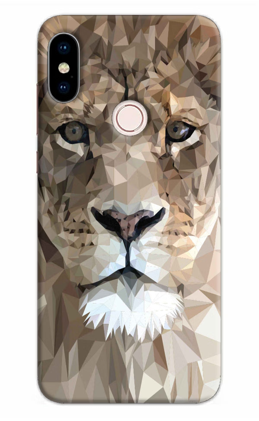 Lion Art Redmi Note 5 Pro Back Cover, Hard case