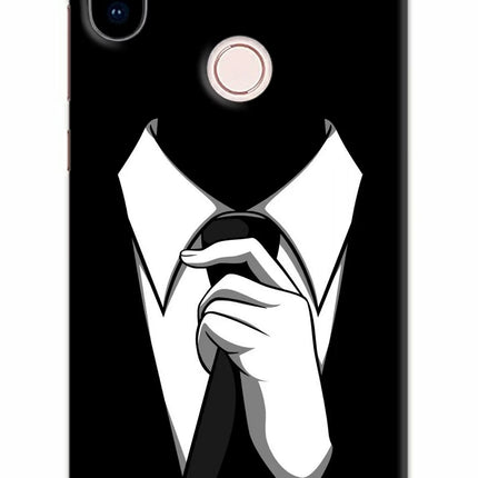 Black Tie Redmi Note 5 Pro Hard Case Back Cover by Casekaro