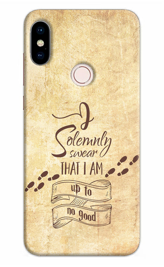 I Solemnly swear that i up to no good Redmi Note 5 Pro Hard Case Back Cover by Casekaro