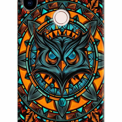 Angry Owl Art Redmi Note 5 Pro Hard Case Back Cover by Casekaro