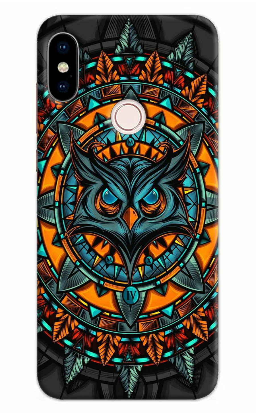 Angry Owl Art Redmi Note 5 Pro Back Cover, Hard case