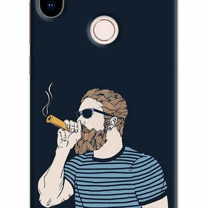 Smoking Redmi Note 5 Pro Hard Case Back Cover by Casekaro