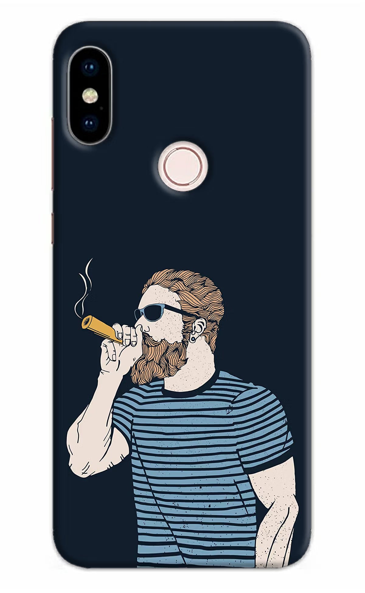 Smoking Redmi Note 5 Pro Hard Case Back Cover by Casekaro