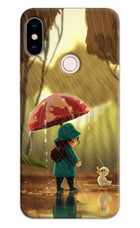 Rainy Day Redmi Note 5 Pro Hard Case Back Cover by Casekaro