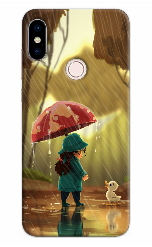 Rainy Day Redmi Note 5 Pro Hard Case Back Cover by Casekaro