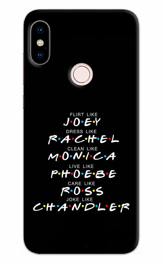 FRIENDS Character Redmi Note 5 Pro Hard Case Back Cover by Casekaro
