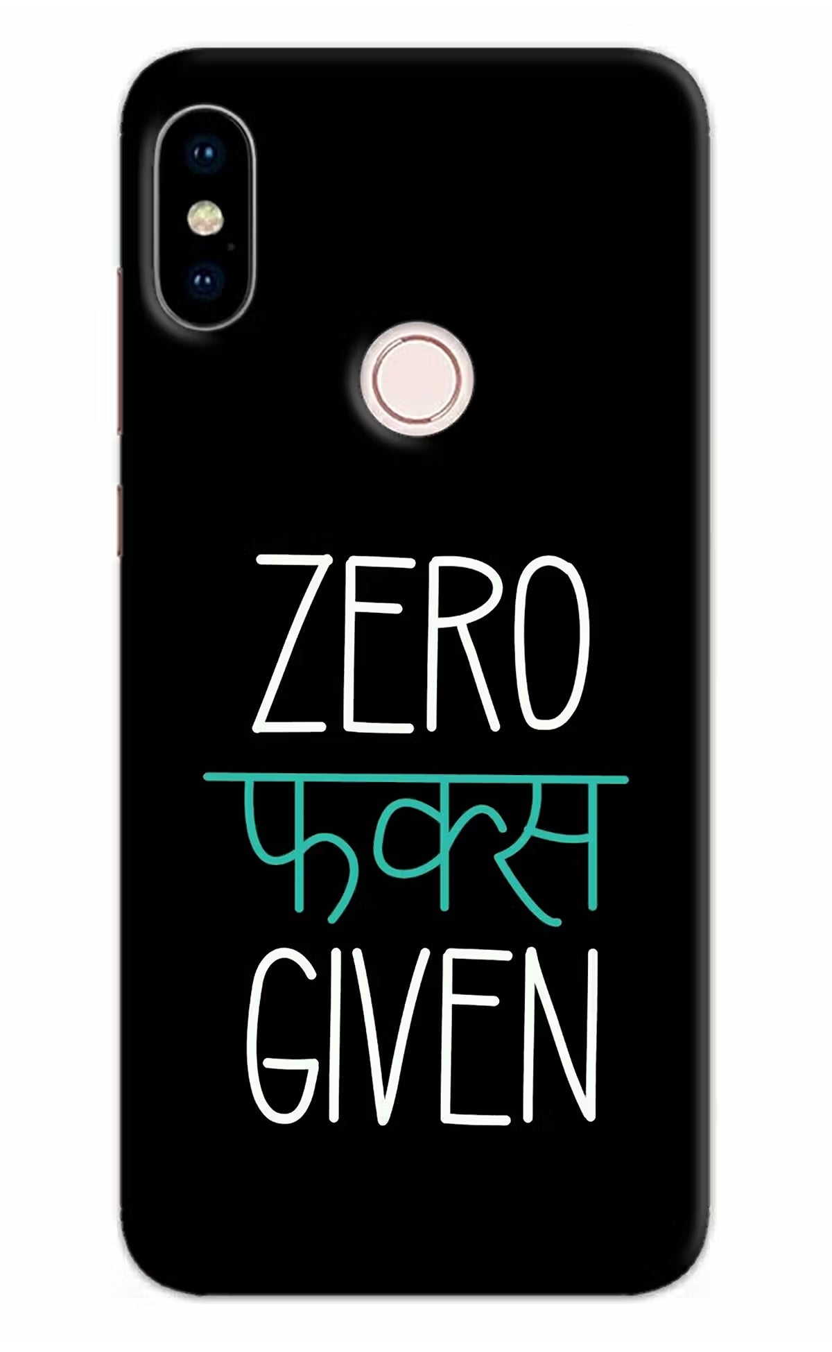 Zero Fucks Given Redmi Note 5 Pro Hard Case Back Cover by Casekaro